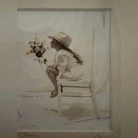 Hand colored Limited Edition Norm Darwish “Posing” Black & White Photograph - Picture 2 of 8